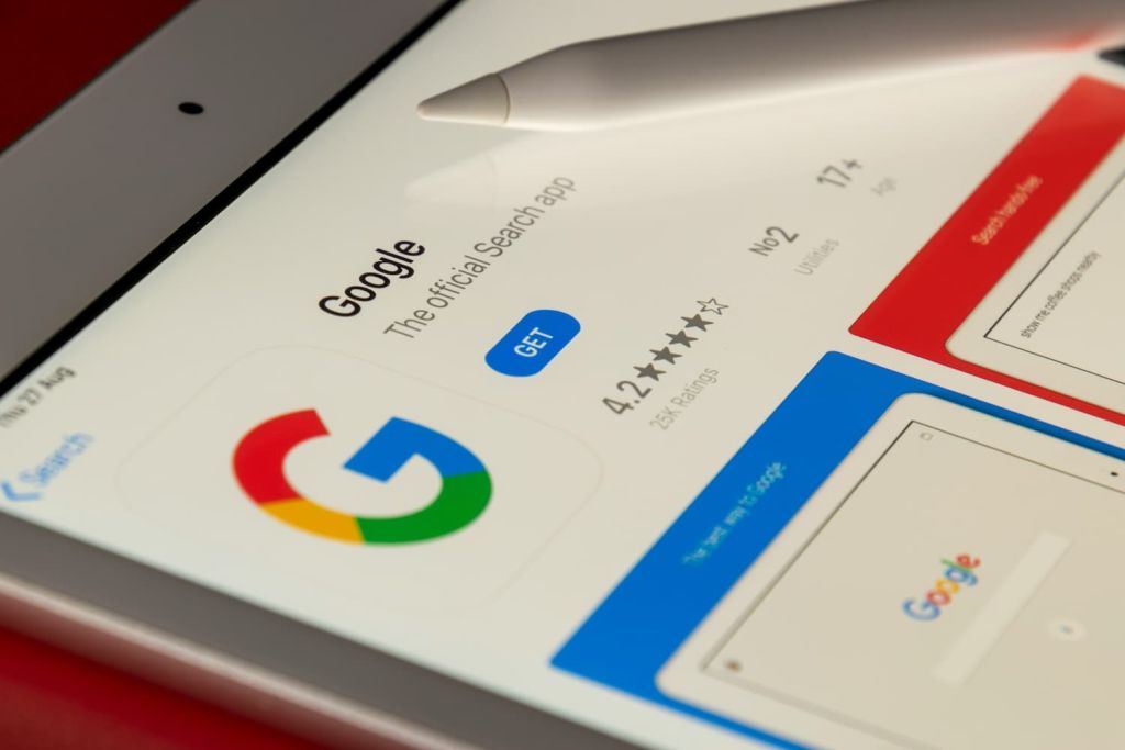 Google app download button
